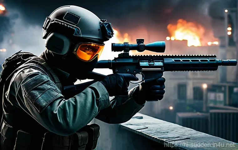 서든어택 미션 시스템 - **Prompt:** A close-up, showcase-style image focusing on a soldier proudly displaying a highly custo... 서든어택 미션 시스템 - **Prompt:** A close-up, showcase-style image focusing on a soldier proudly displaying a highly custo...