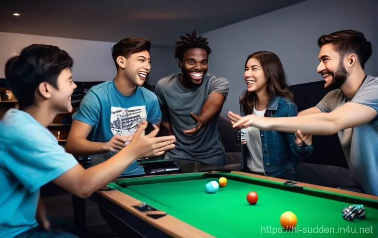 서든어택 클랜 가입 방법 - **Prompt: "A diverse group of young adult gamers, both male and female, intensely collaborating duri... 서든어택 클랜 가입 방법 - **Prompt: "A diverse group of young adult gamers, both male and female, intensely collaborating duri...